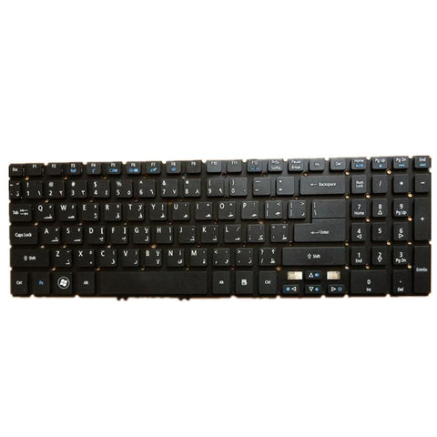 Laptop Keyboard For ACER For Aspire One AO571h Black AR Arabic Edition