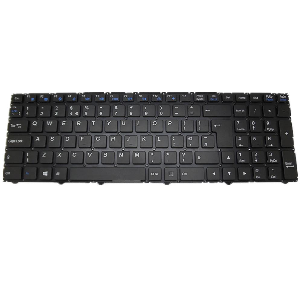 Laptop Keyboard For CLEVO M670SRU M670SU M675SRU M675SU Colour black UK United Kingdom Edition 